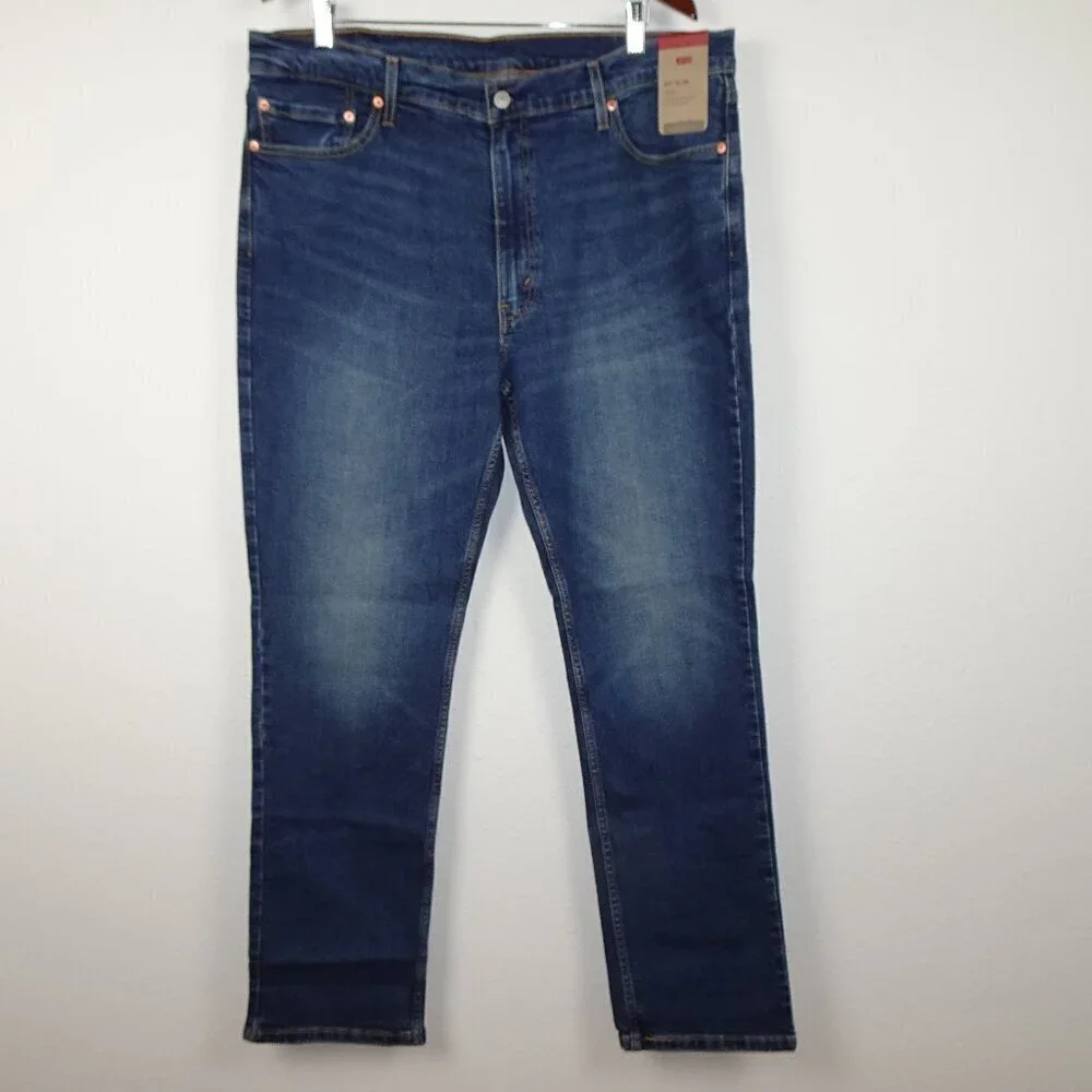 Levi's 511 Slim Jeans Men's Size 40x32 Blue Denim Stretch